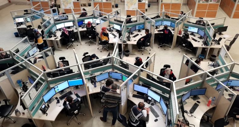 Kayseri 112 Acil Çağrı Merkezi 2020 yılında 2 milyon 570 çağrıya yanıt verdi