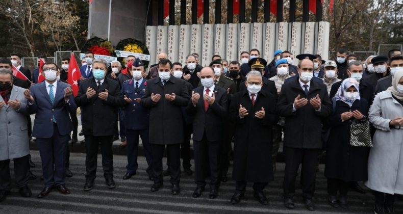 Kayseri şehitleri anıldı