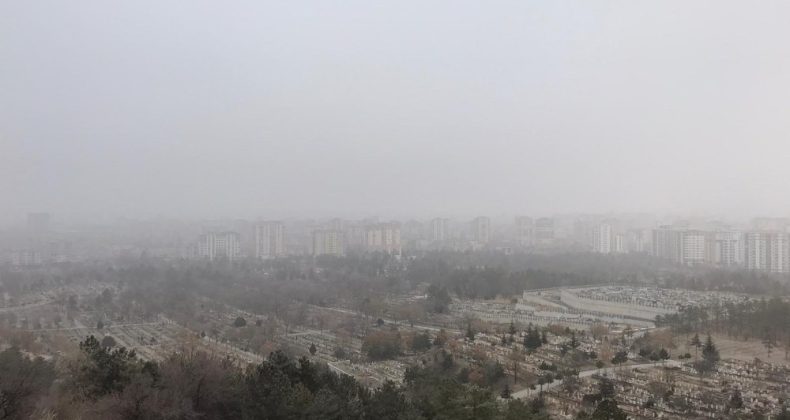 Kayseri’de hava sisli