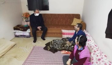 Kılınç, ihtiyaç sahibi ailelerle bir araya geldi