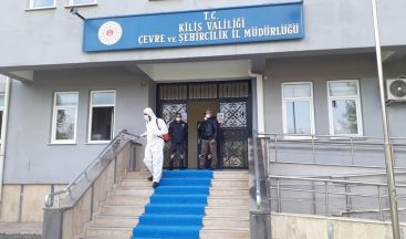 Kilis’te Dezenfekte Çalışmaları Sürüyor