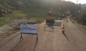 Kocaeli Kalburcu Köyü yolları bakımdan geçti