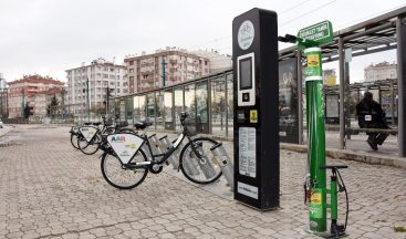 Konya’da bisiklet tamir istasyonlarının sayısı artırıldı