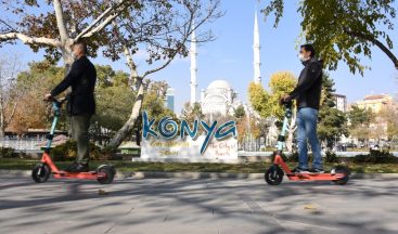 Konya’da elektrikli scooter dönemi