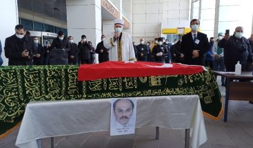 Koronadan ölen hastane personeli için tören