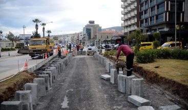 Kuşadası trafik sakinleştirme proje çalışmaları devam ediyor