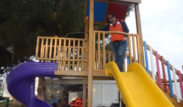 Kuşadası’nın Parklarında Koronavirüs Önlemi