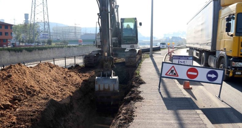 Liman Caddesi’ndeki altyapı çalışması tamamlandı