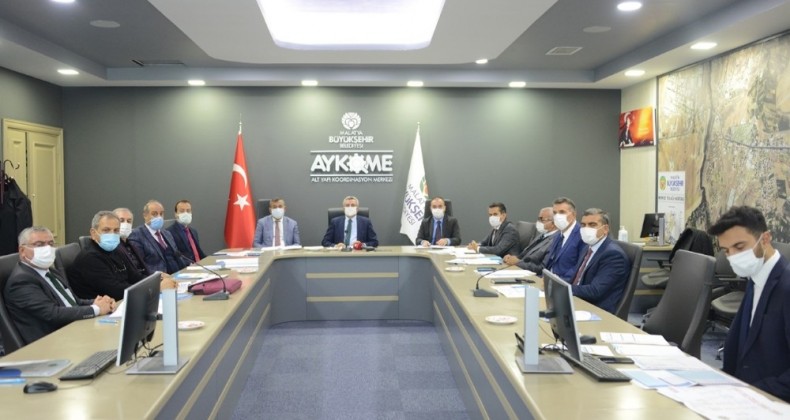 Malatya Büyükşehir’de karla mücadele toplantısı gerçekleştirildi