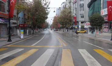 Malatya sokağa çıkma kısıtlamasına uyuyor