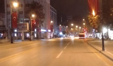 Malatya’da sokaklar sessizliğe büründü