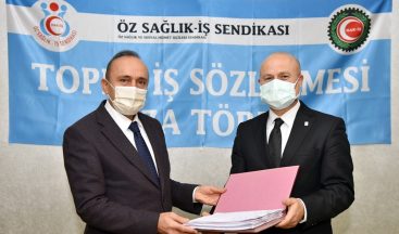 Manisa CBÜ’de sağlık ve sosyal hizmetler kolundaki işçiler için imza atıldı