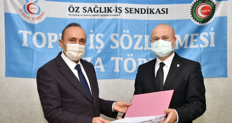 Manisa CBÜ’de sağlık ve sosyal hizmetler kolundaki işçiler için imza atıldı