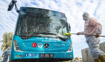 Mersin Büyükşehir Belediyesi 9 ayda 12 bin dezenfeksiyon işlemi yaptı
