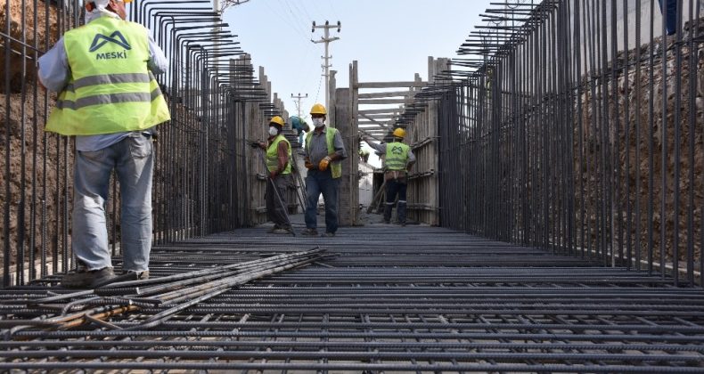 MESKİ, Karacailyas’a 4 bin 929 metre yağmursuyu hattı yapıyor