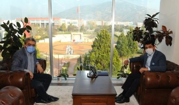 MHP Aydın İl Başkanı Alıcık, Rektör Aldemir ile görüştü