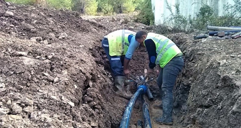 Milas Ekizköy Mahallesi’nin içme suyu hattı yenilendi