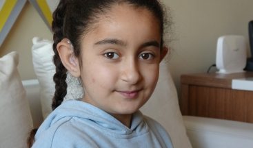 Minik Bahar yeniden duyma sevinci yaşadı