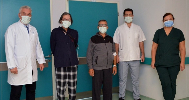 Muğla Eğitim Araştırmada felçli iki hasta sağlığına kavuştu