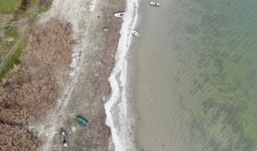 İstanbul’un önemli su kaynağı Terkos’ta korkutan görüntü