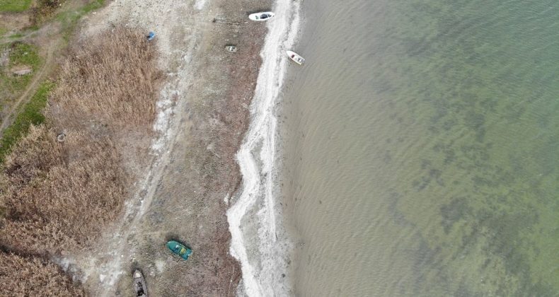 İstanbul’un önemli su kaynağı Terkos’ta korkutan görüntü