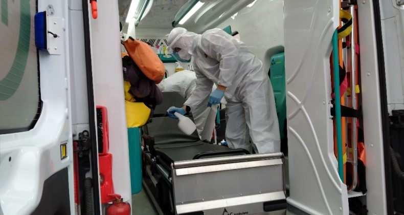 Covid-19 hastasının hastaneye taşınma süreci