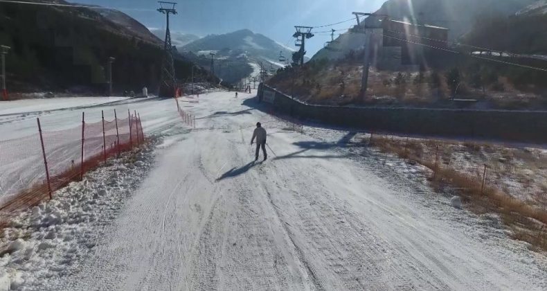 Palandöken Kayak Merkezi yeni sezona hazır