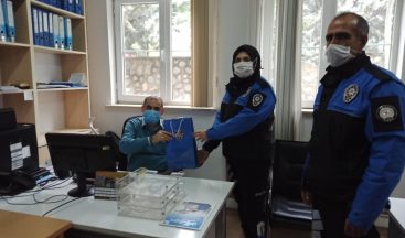 Polislerden Malatya Büyükşehir personeline anlamlı ziyaret