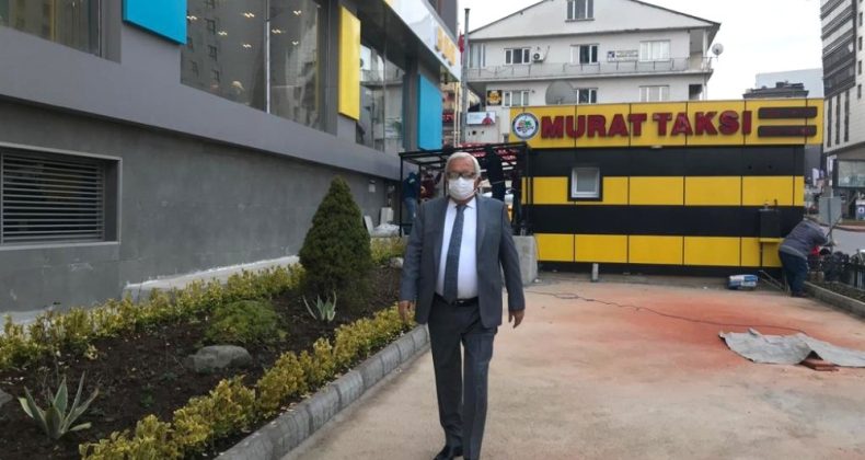 PTT binasının çevre düzenlemesini Kdz. Ereğli Belediyesi yaptı