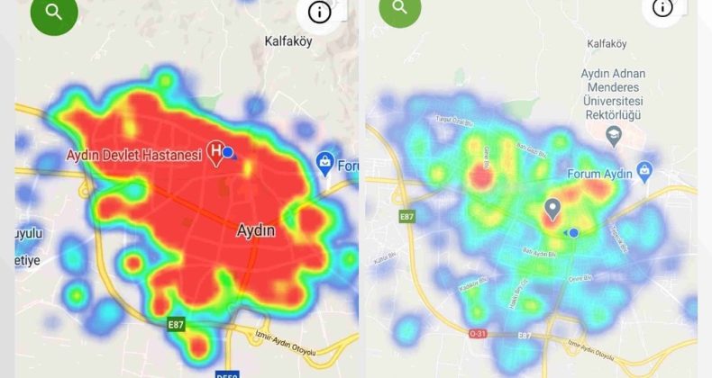 Risk haritası, görenleri hem şaşırttı hem sevindirdi