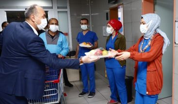 Bursalı Sağlıkçılara Vitamin Takviyesi