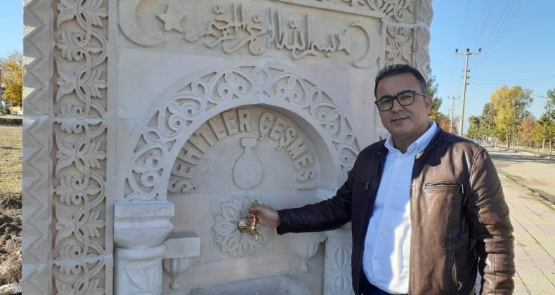 Samsat’ta şehitler çeşmesi yapıldı