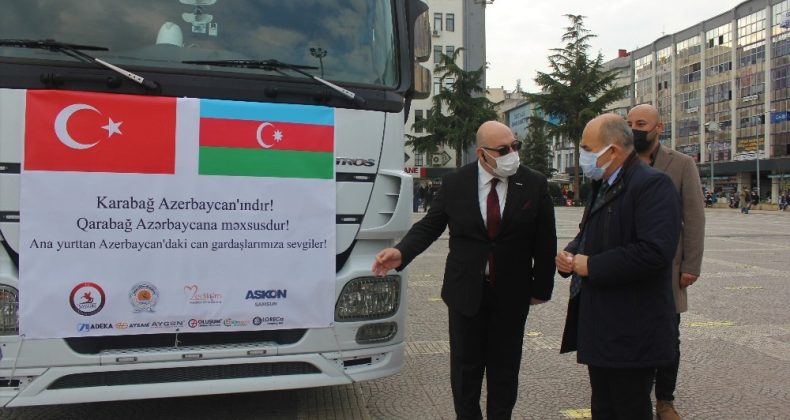 Samsun’dan Karabağ’a bir tır tıbbi yardım