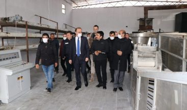 Şanlıurfa Valisi Abdullah Erin Telabyad’daki çalışmaları inceledi