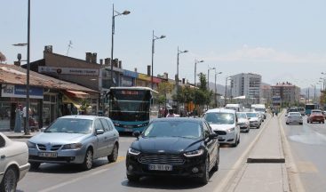 Sivas’ta araç sayısı 165 bini aştı