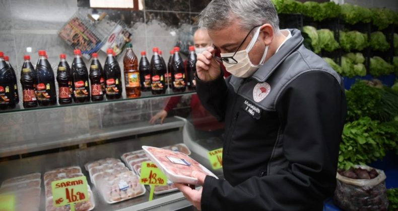 Sokağa çıkma kısıtlamasında gıda denetimi