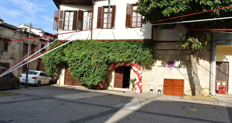 Tarsus’taki tarihi butik otel, turistlere hizmet veriyor