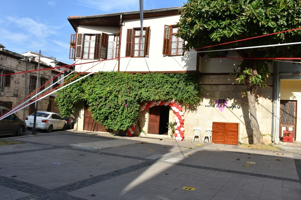Tarsus’taki tarihi butik otel, turistlere hizmet veriyor