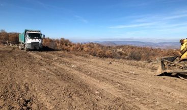 Tavak’ta gölet temizlik çalışmaları devam ediyor