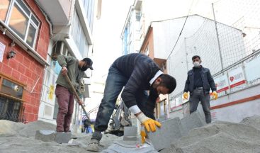 Tekirdağ’ın sokak yolları yenileniyor