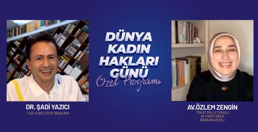 Tuzla Belediye Başkanı Yazıcı’nın canlı yayın konuğu Özlem Zengin oldu
