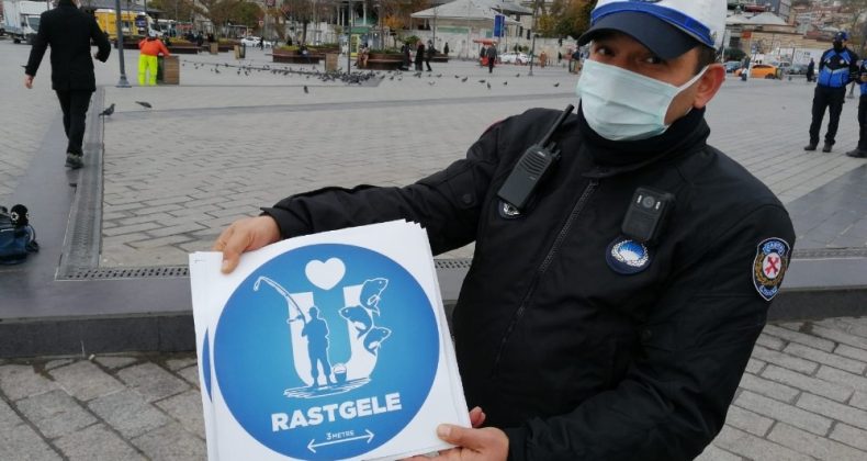 Üsküdar meydan ve belirli noktalarda olta balıkçılarına özel işaretlemeler yapıldı