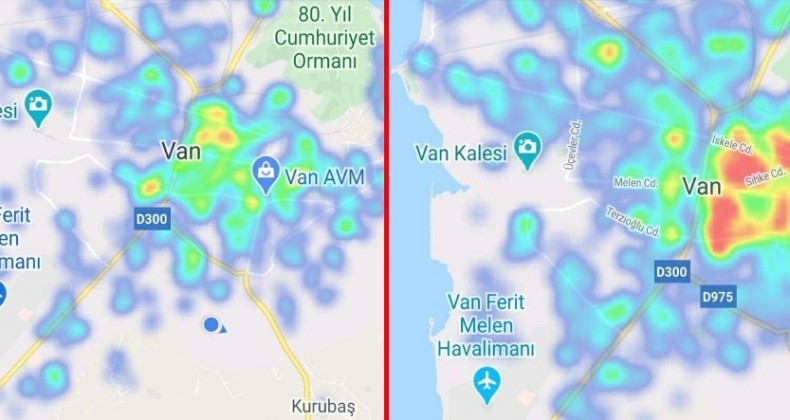 Van’da risk haritası kısıtlamalarla kırmızıdan yeşile döndü