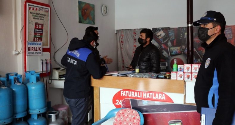 Van’da tüp satış noktaları denetlendi