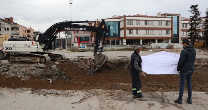 Yeni itfaiye hizmet binası için çalışmalar başladı