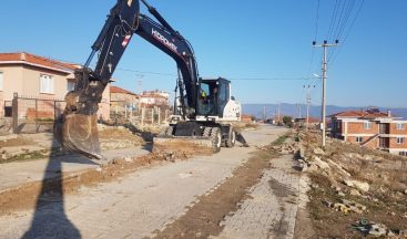 Yeni yerleşim alanına 1 kilometrelik altyapı hizmeti