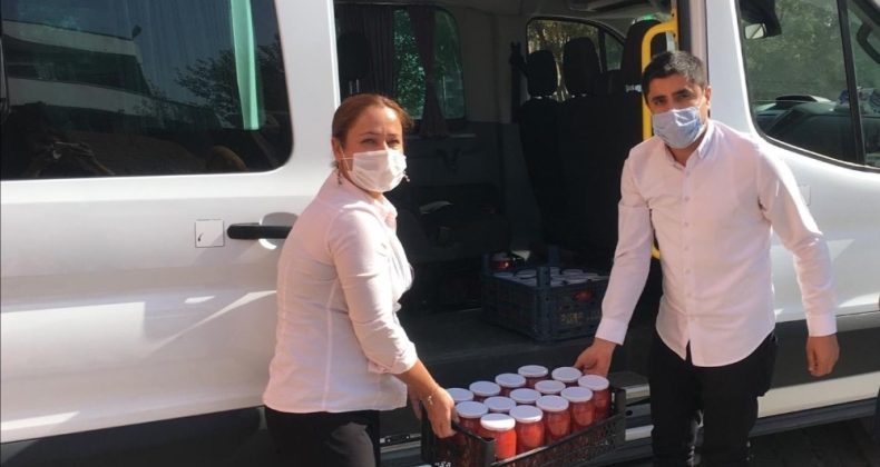 Yenişehir Belediyesi dar gelirli aileler için üretime devam ediyor