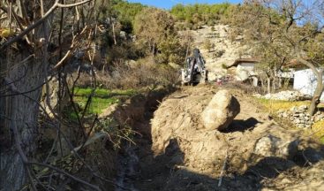 Yeşil Mahallesinde taşkınların önüne geçildi