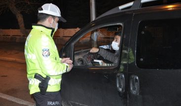 Yılbaşı gecesi İhsaniye ilçesinde polis ve jandarma kuş uçurtulmadı
