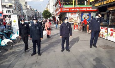 Zeytinburnu’nda korona virüs denetimi